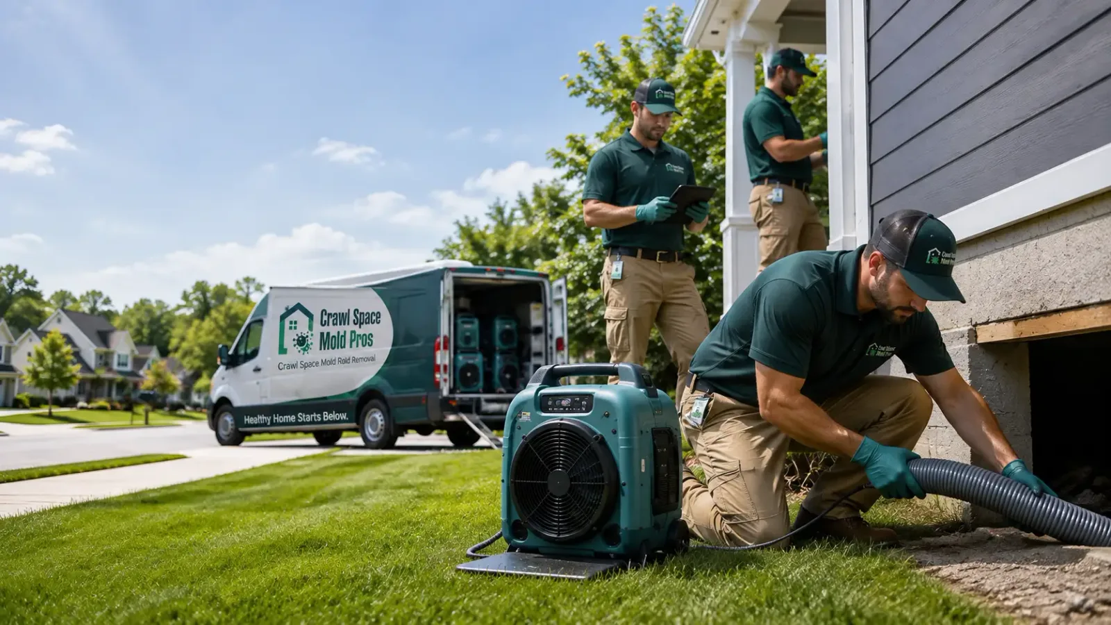 Crawl Space Mold Removal in Damar, KS